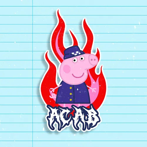 ACAB Peppa Sticker