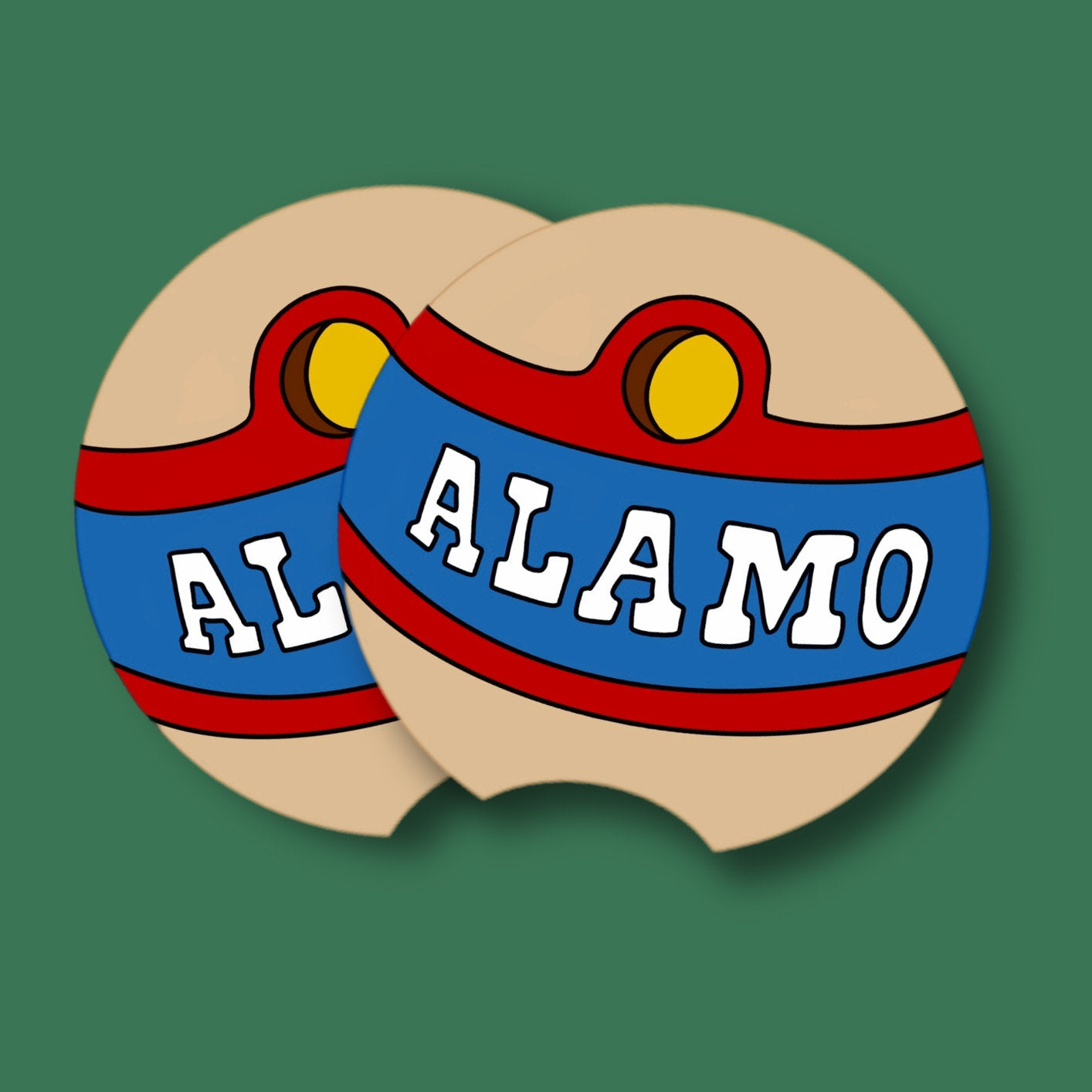 Alamo Car Coasters