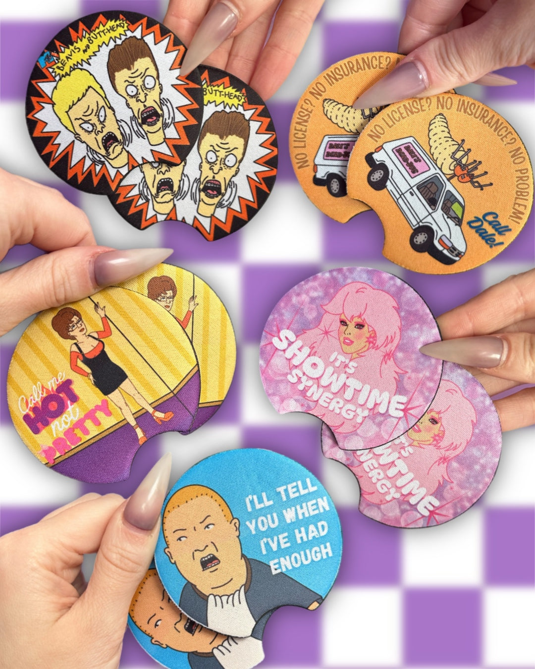 Beavis & Butthead Car Coasters