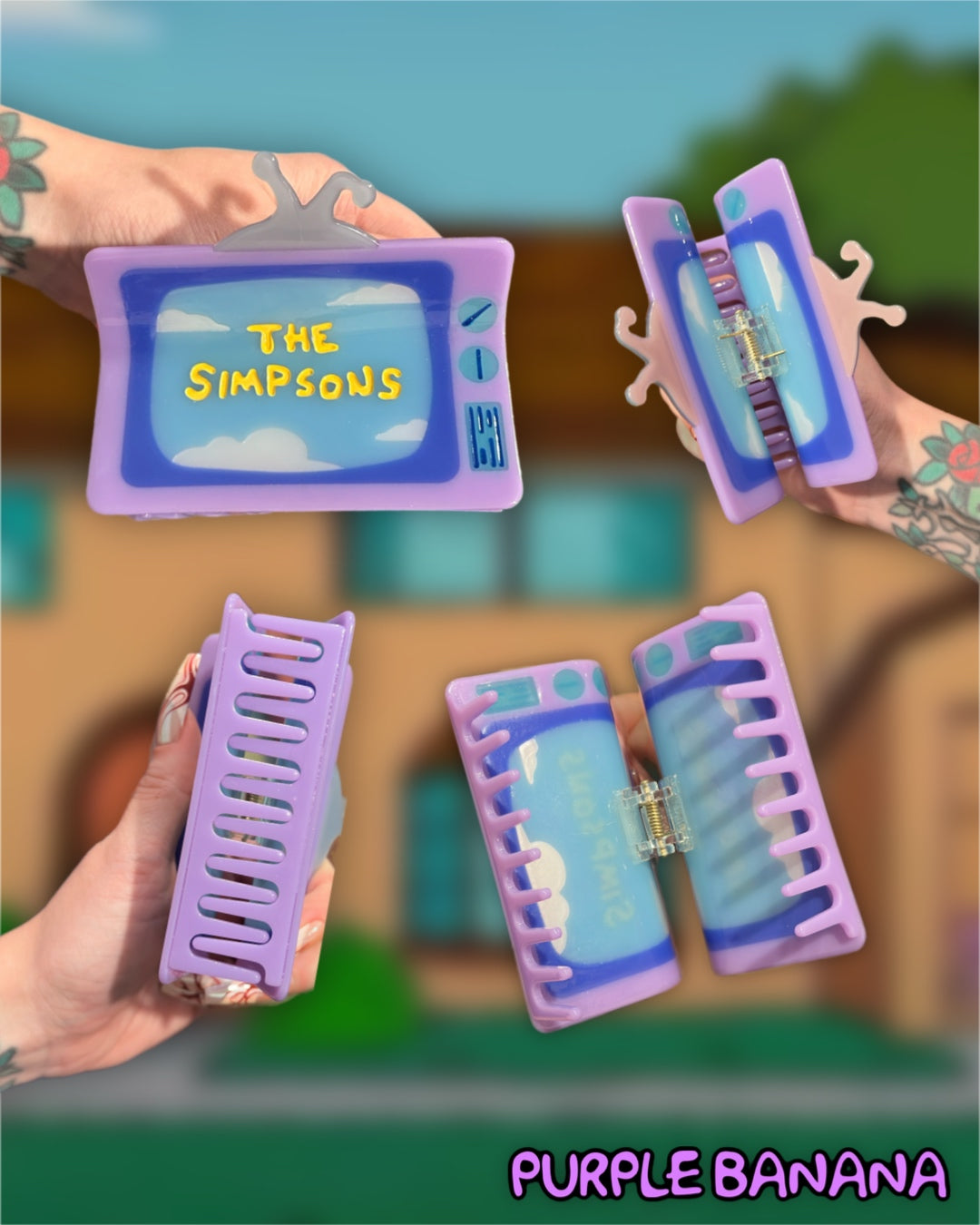 Simpsons Tv Claw Clip