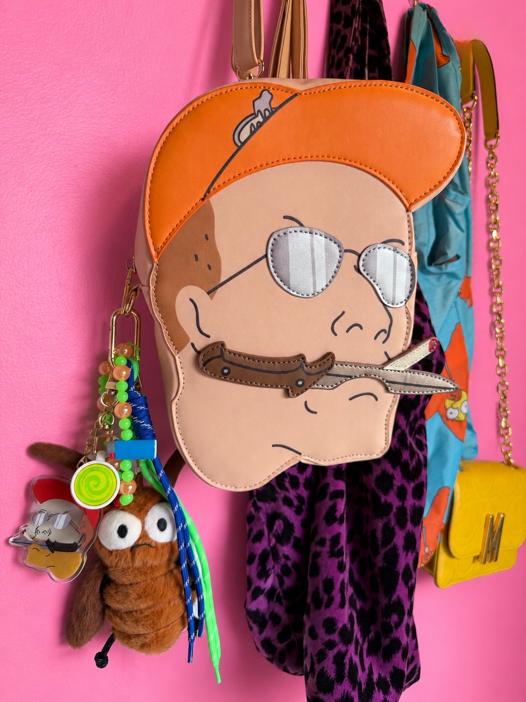 Rusty Shackleford Keychain Smoke Stack