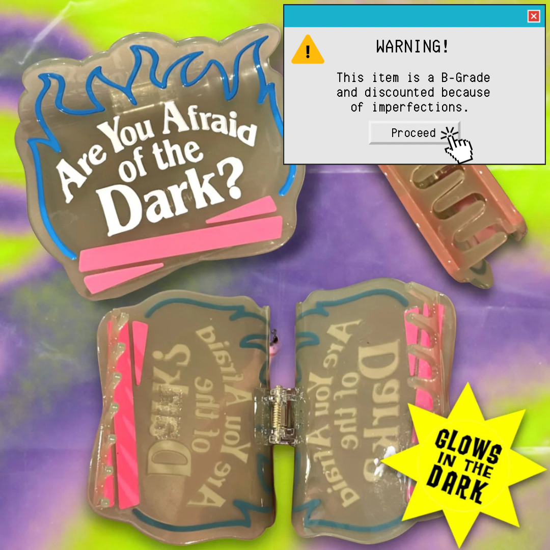 *B-GRADE* Are You Afraid Of The Dark Claw Clip