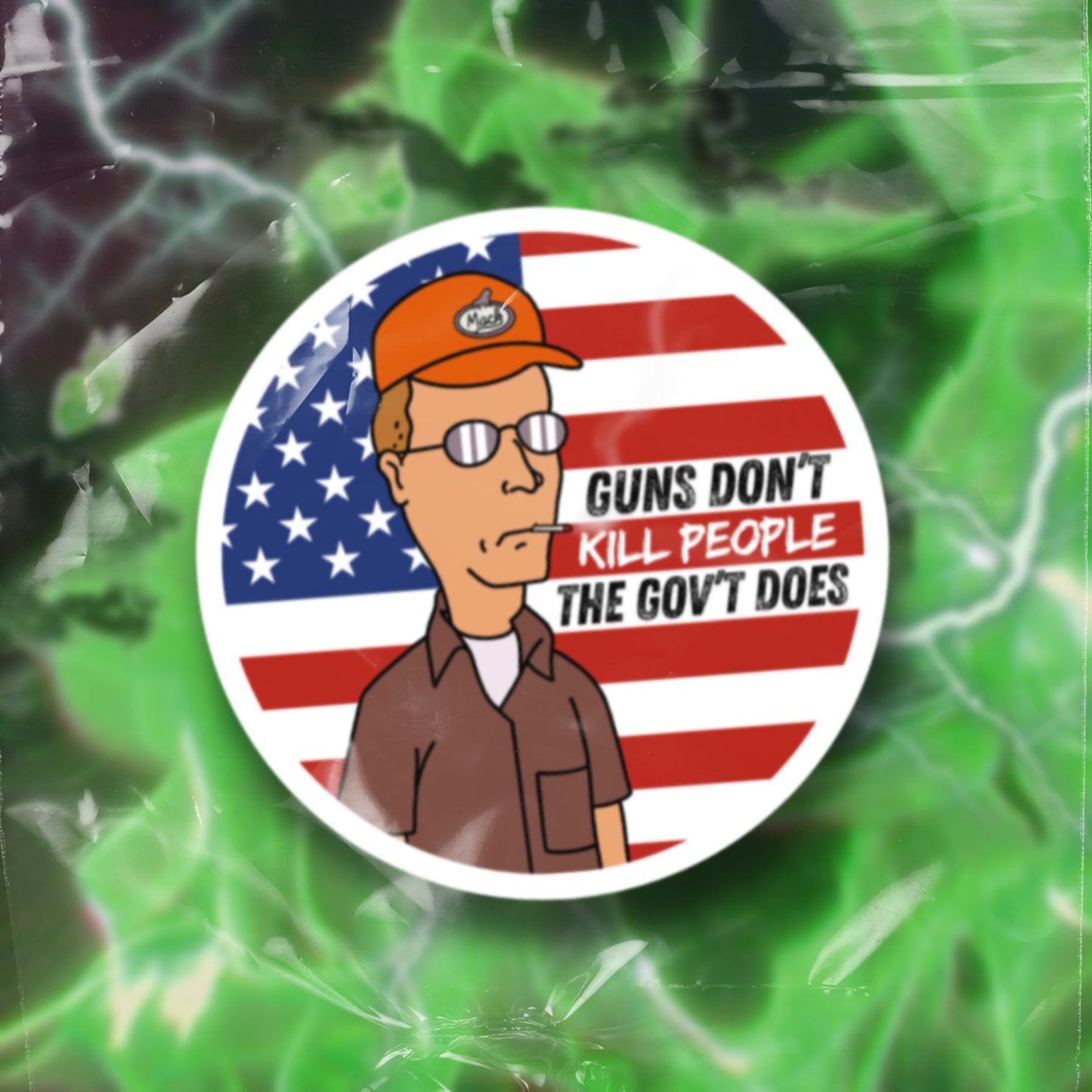 In Dale We Trust Sticker