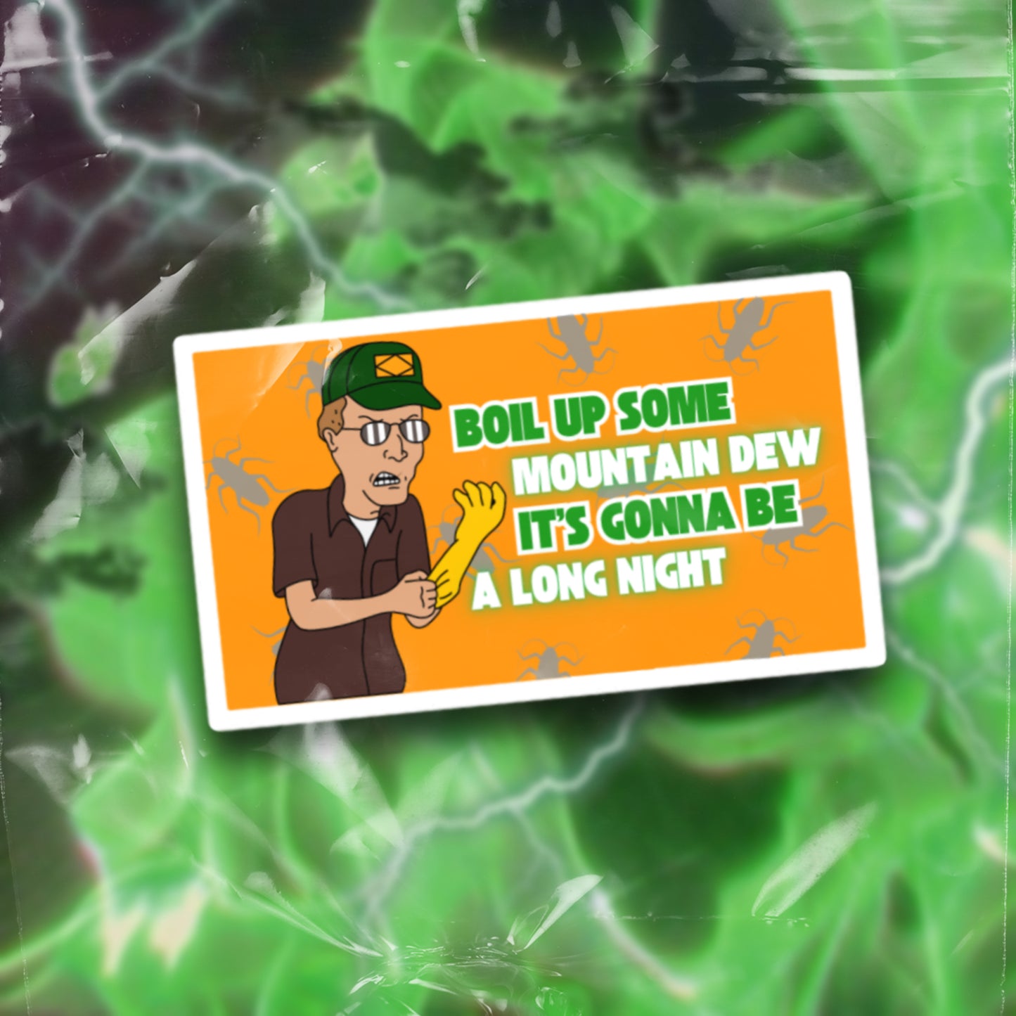 Boiled Mountan Dew Sticker