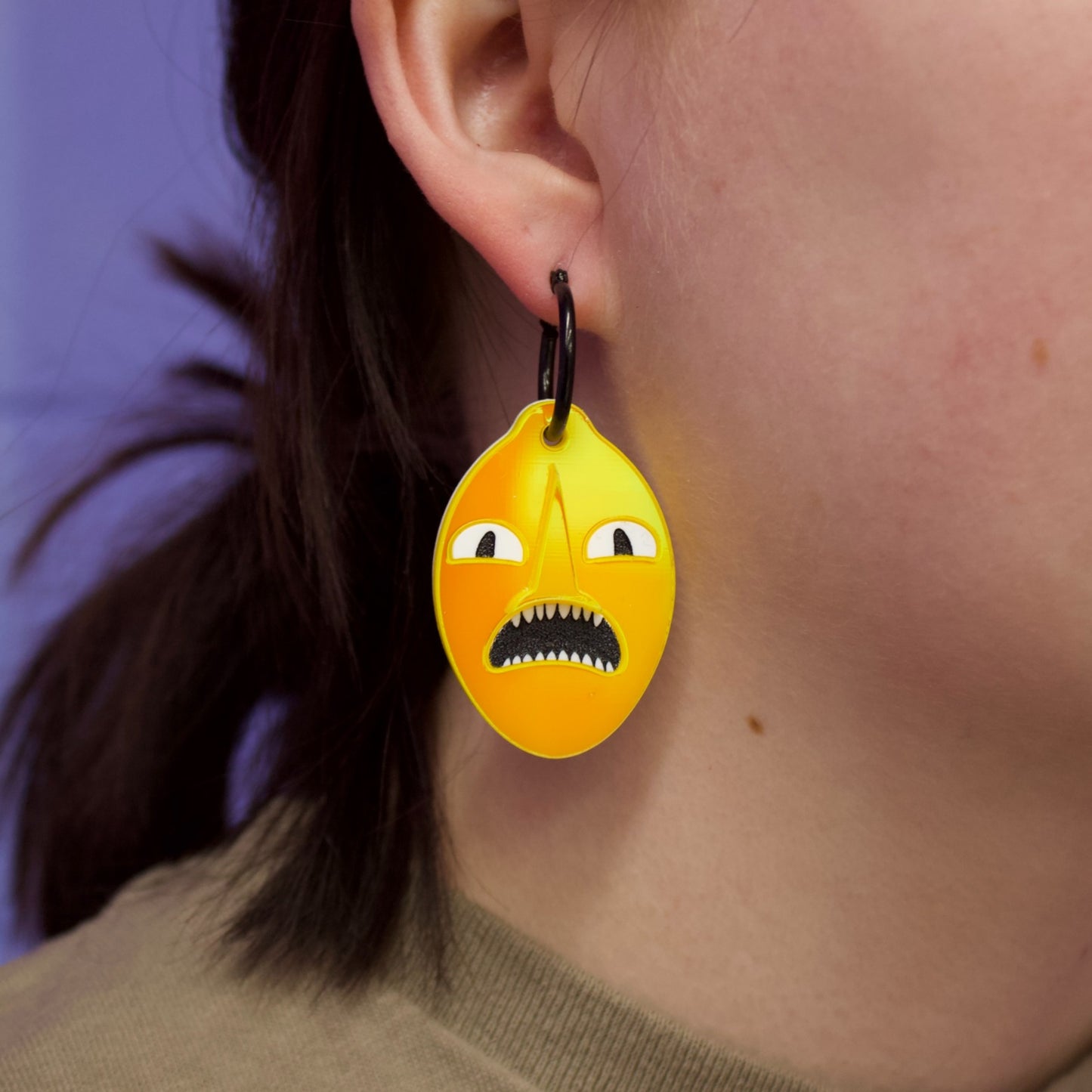 Lemongrab Earrings