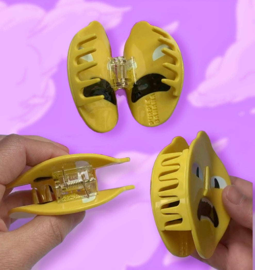 Lemon Grab Claw Clip