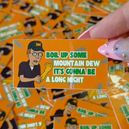 Boiled Mountan Dew Sticker