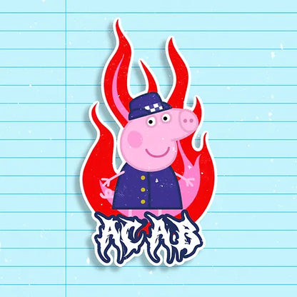 ACAB Peppa Sticker