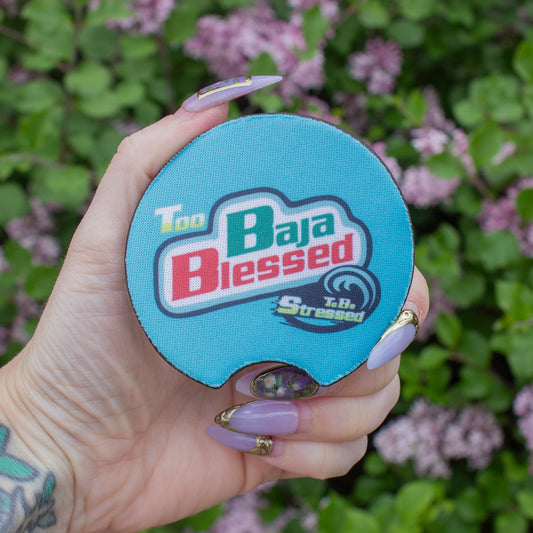 Baja Blessed Car Coasters