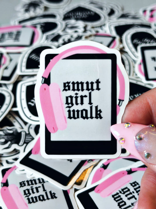 Smut Girl Walk Sticker