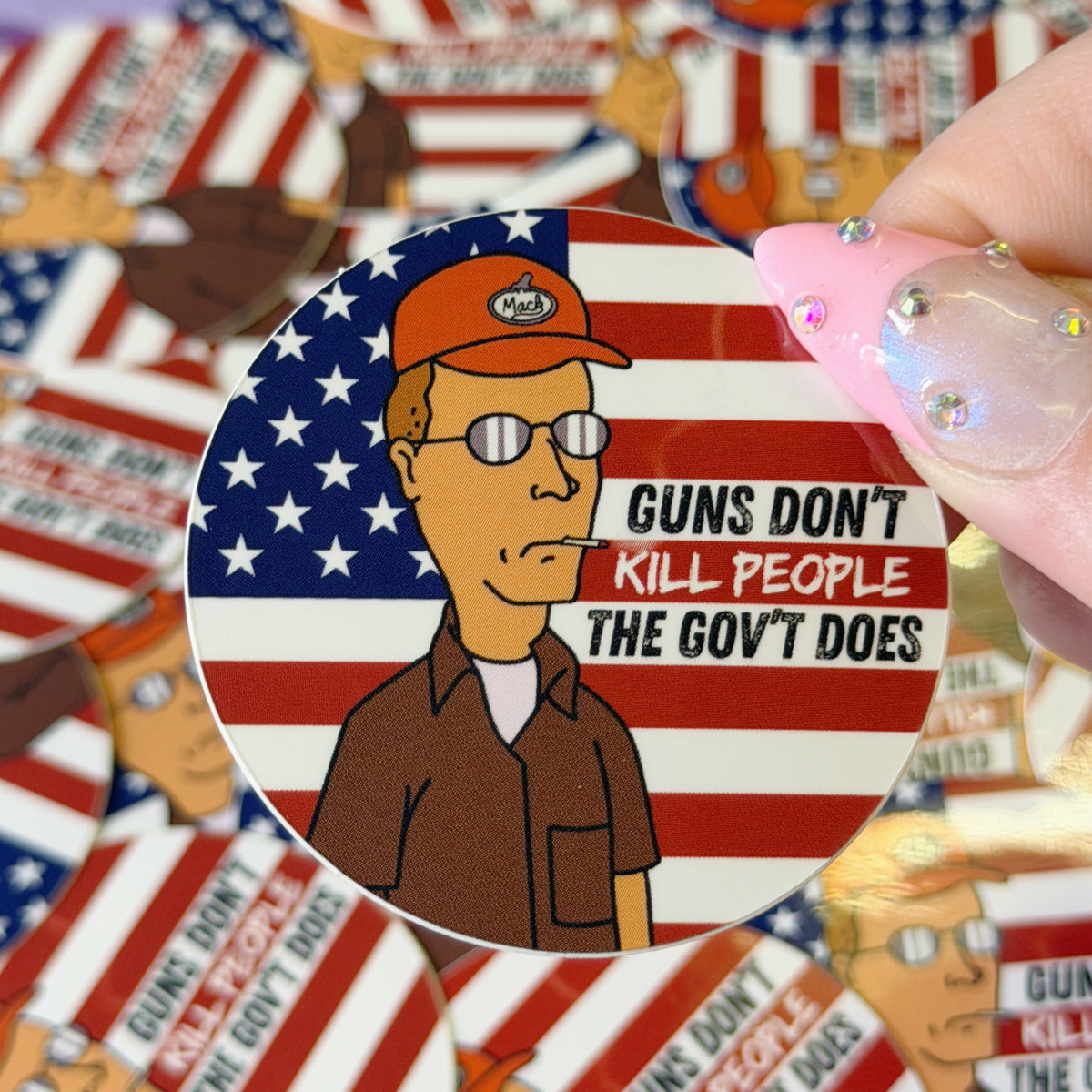 In Dale We Trust Sticker