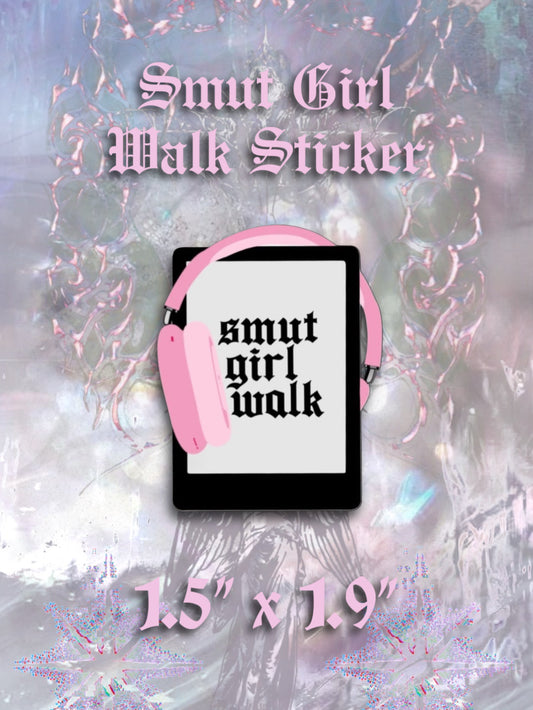 Smut Girl Walk Sticker