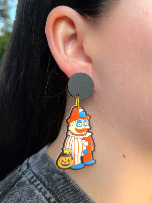 Fears of a Clown Ralph Earrings