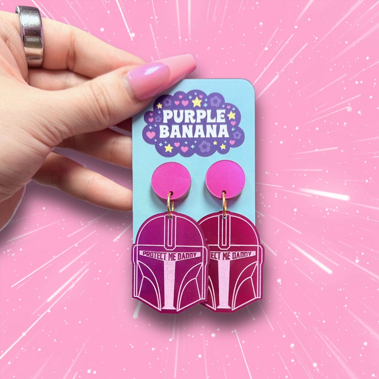 Protect Me Daddy Earrings