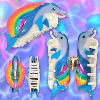 Symphony Dolphin Claw Clip
