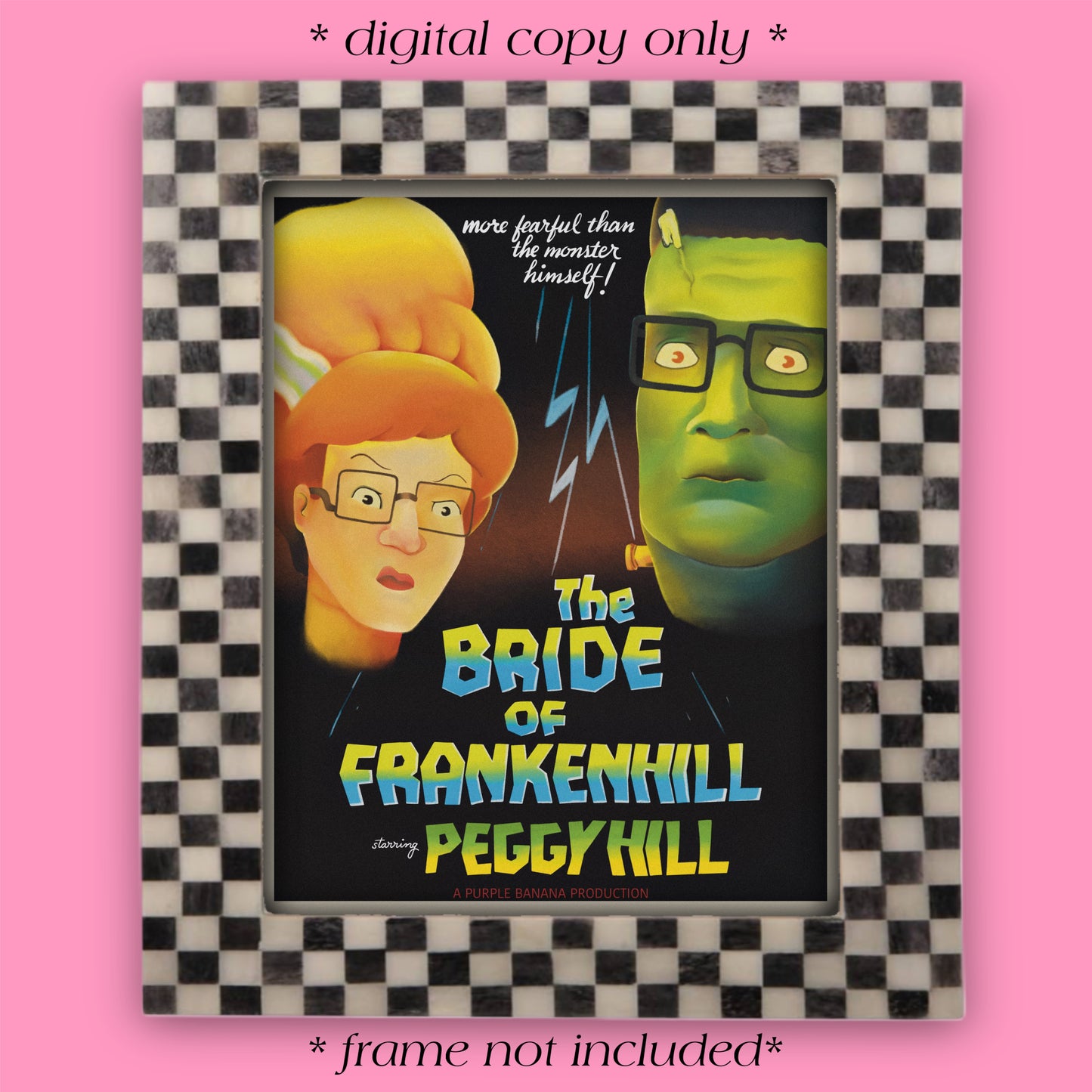 The Bride of Frankenhill Digital Print