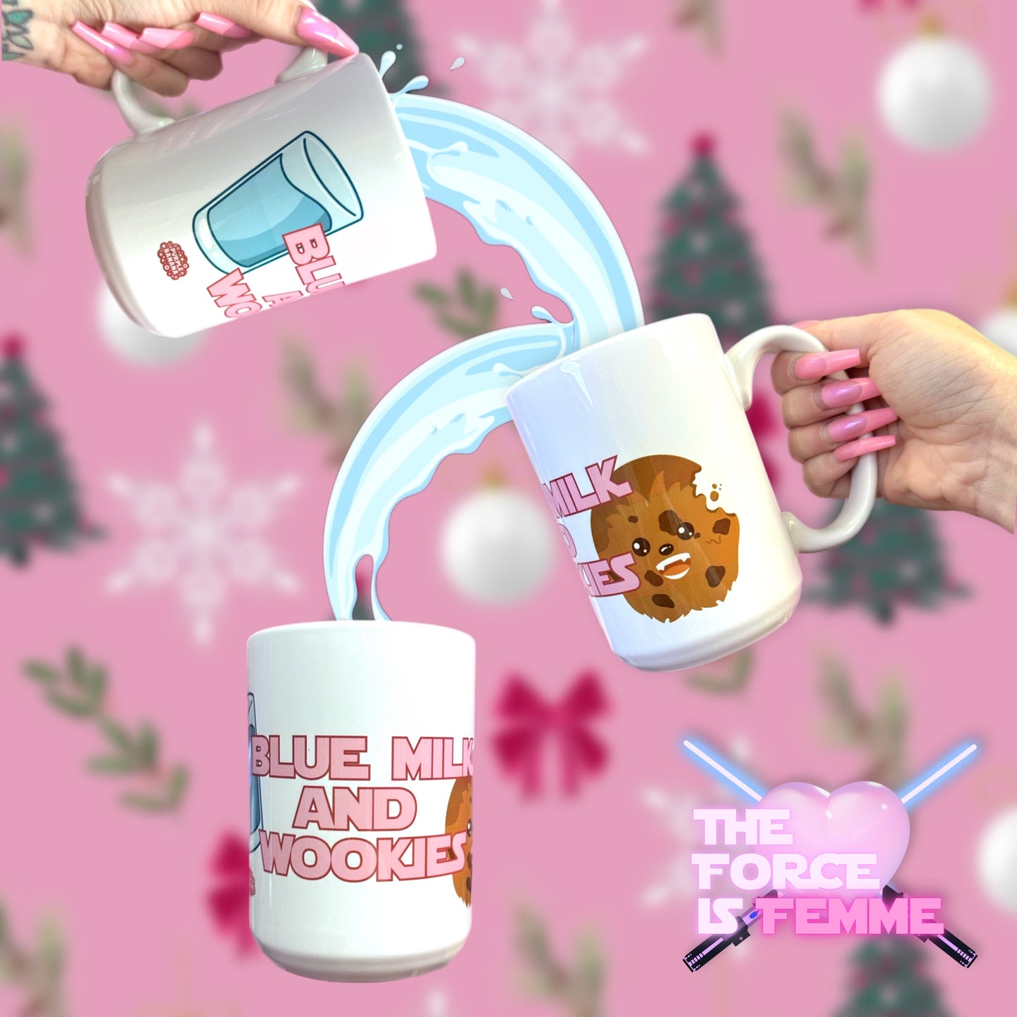 Blue Milk & Wookies Mug