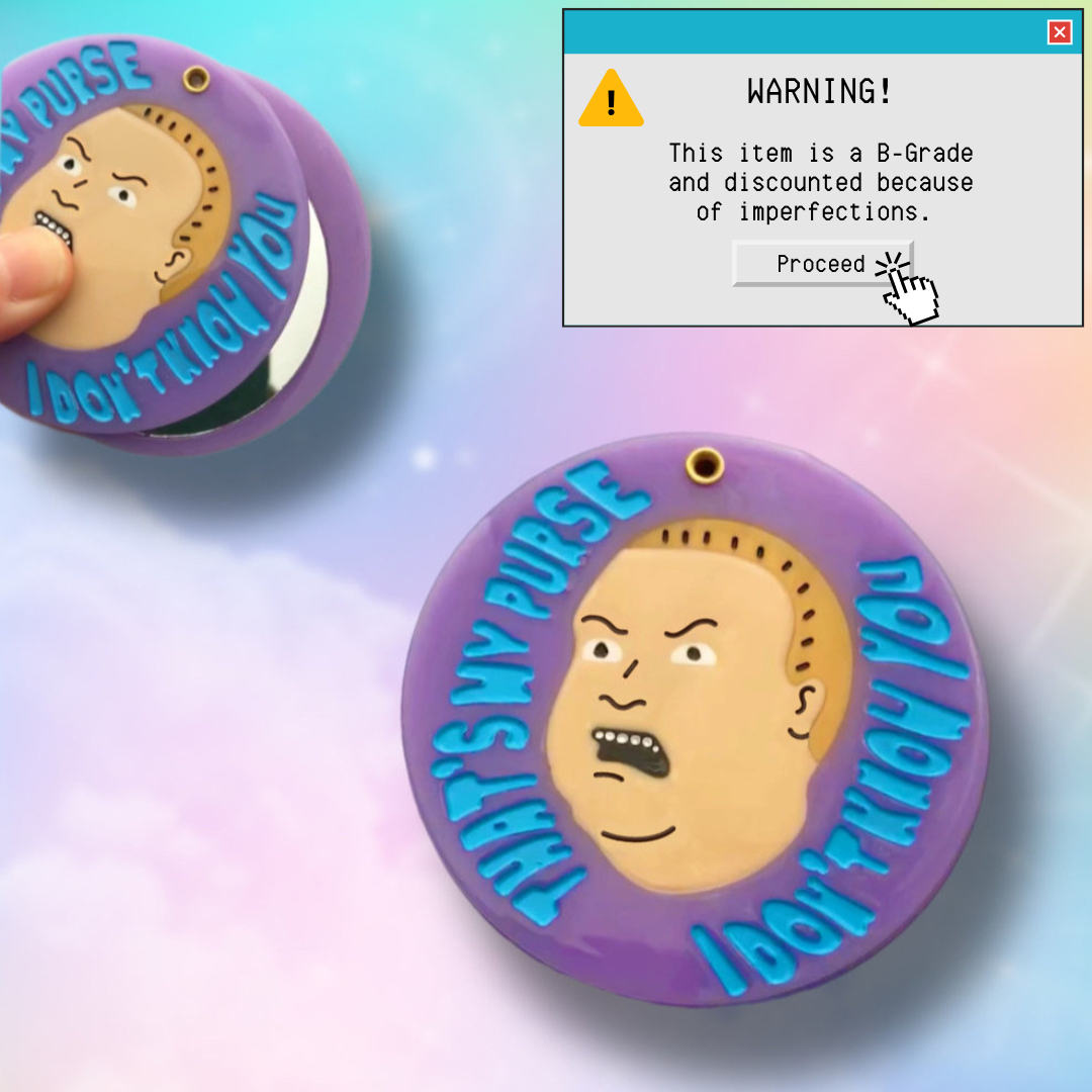 *B-GRADE* That's My Purse Pocket Mirror