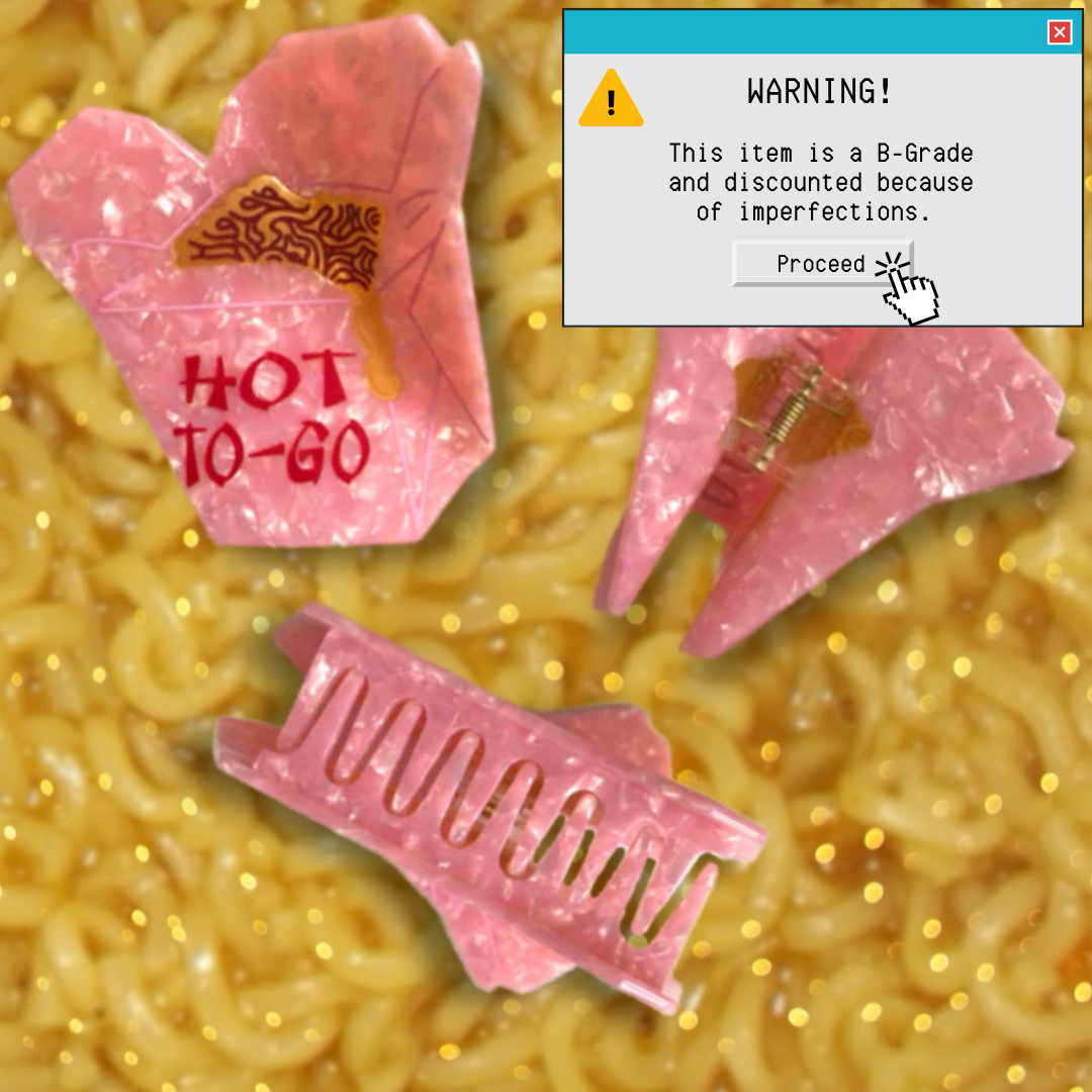 *B-GRADE* Hot To Go Claw Clip