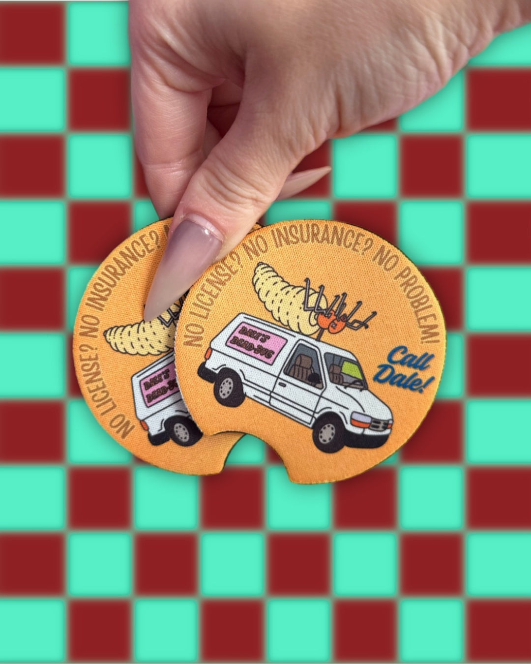 Dale's Dead Bug Car Coasters