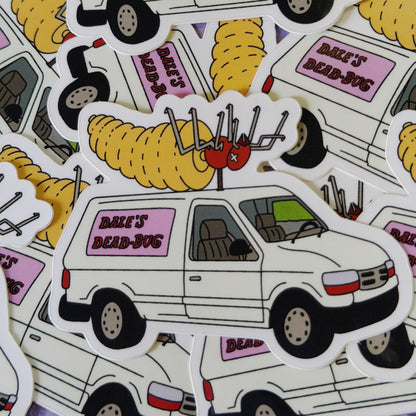 Dead-Bug Van Sticker