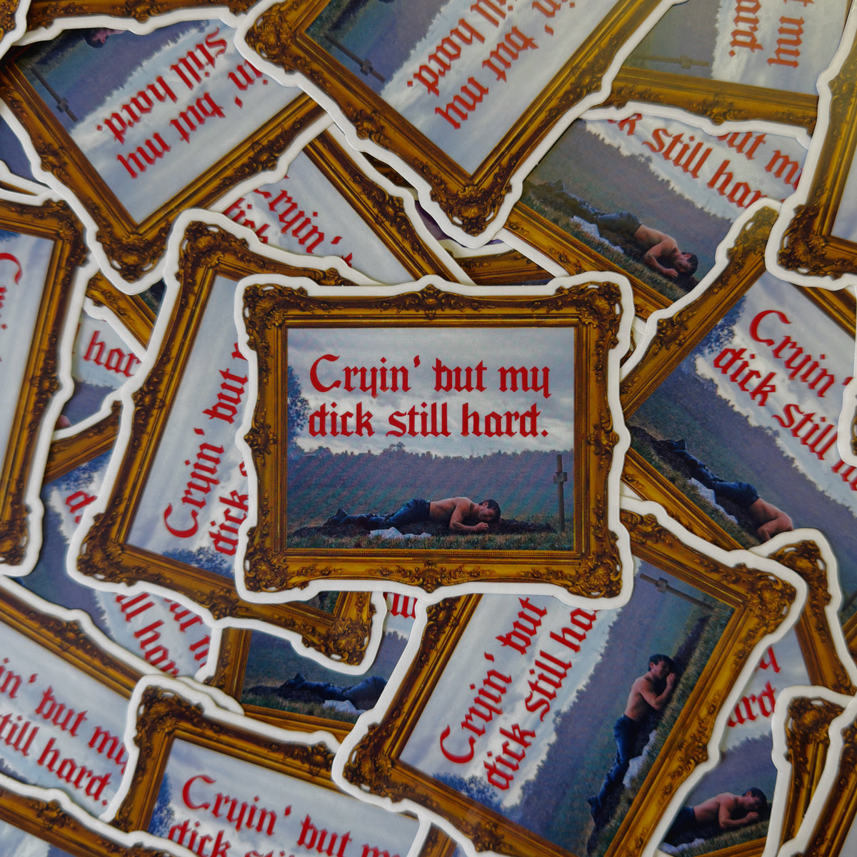 Graveyard Scene Sticker