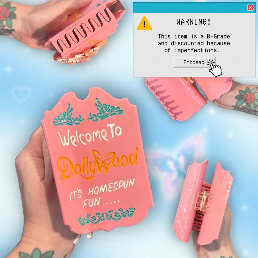 *B-GRADE* Dollywood Claw Clip