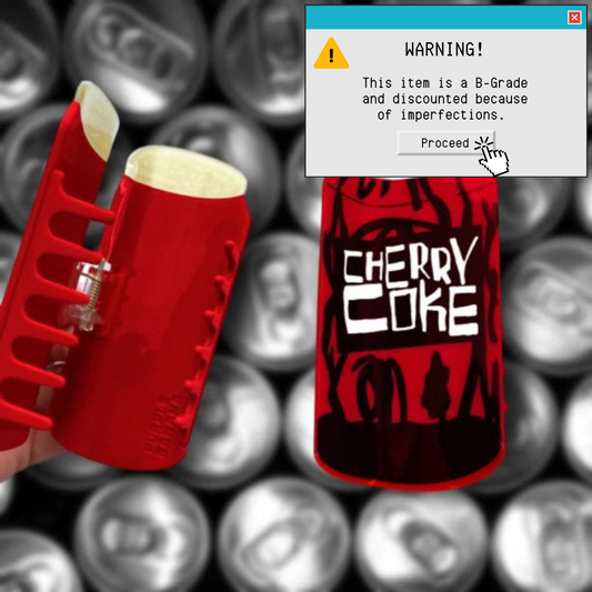 *B-GRADE* Cherry Coke Claw Clip
