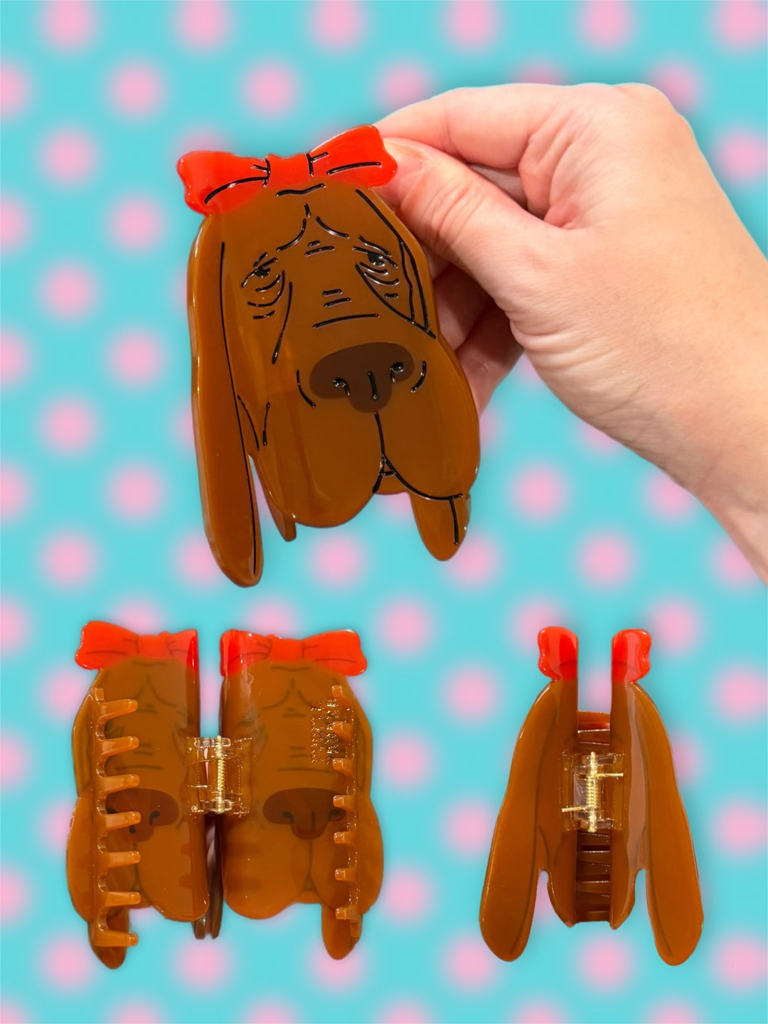 Ladybird Claw Clip