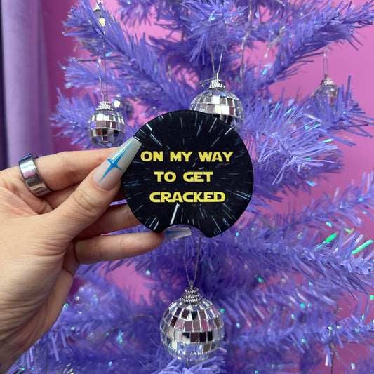 OMW! 2 Get Cracked Car Coasters