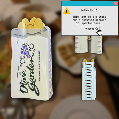 *B-GRADE* Real Italian Cuisine Claw Clip