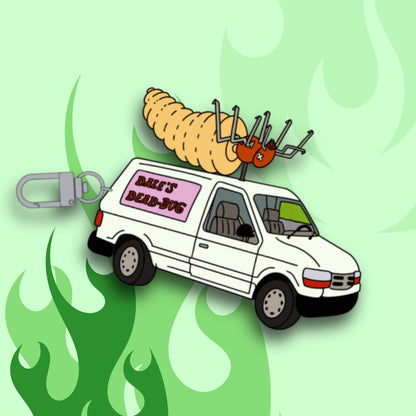 Dead-Bug Van Keychain