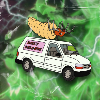 Dead-Bug Van Sticker
