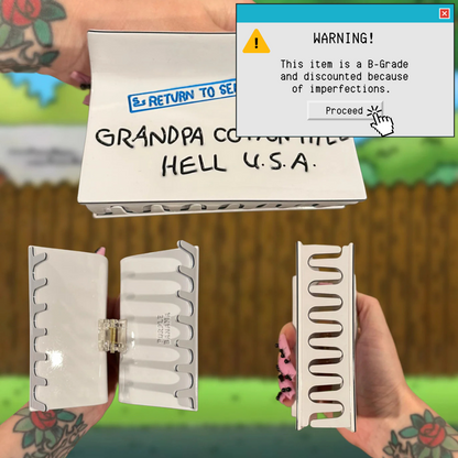 *B-GRADE* Cotton Hill Claw Clip